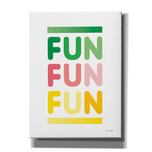 'Fun' by Ann Kelle Designs, Canvas Wall Art,12x16x1.1x0,20x24x1.1x0,26x30x1.74x0,40x54x1.74x0