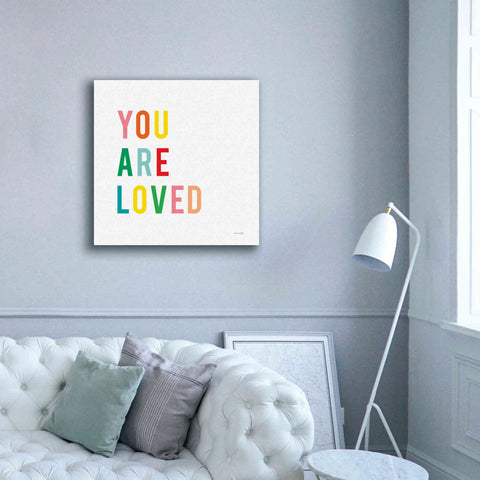 Image of 'You are Loved' by Ann Kelle Designs, Canvas Wall Art,37 x 37