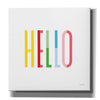 'Hello' by Ann Kelle Designs, Canvas Wall Art,12x12x1.1x0,18x18x1.1x0,26x26x1.74x0,37x37x1.74x0