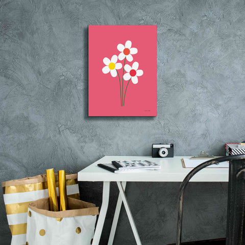 Image of 'Daisies I' by Ann Kelle Designs, Canvas Wall Art,12 x 16