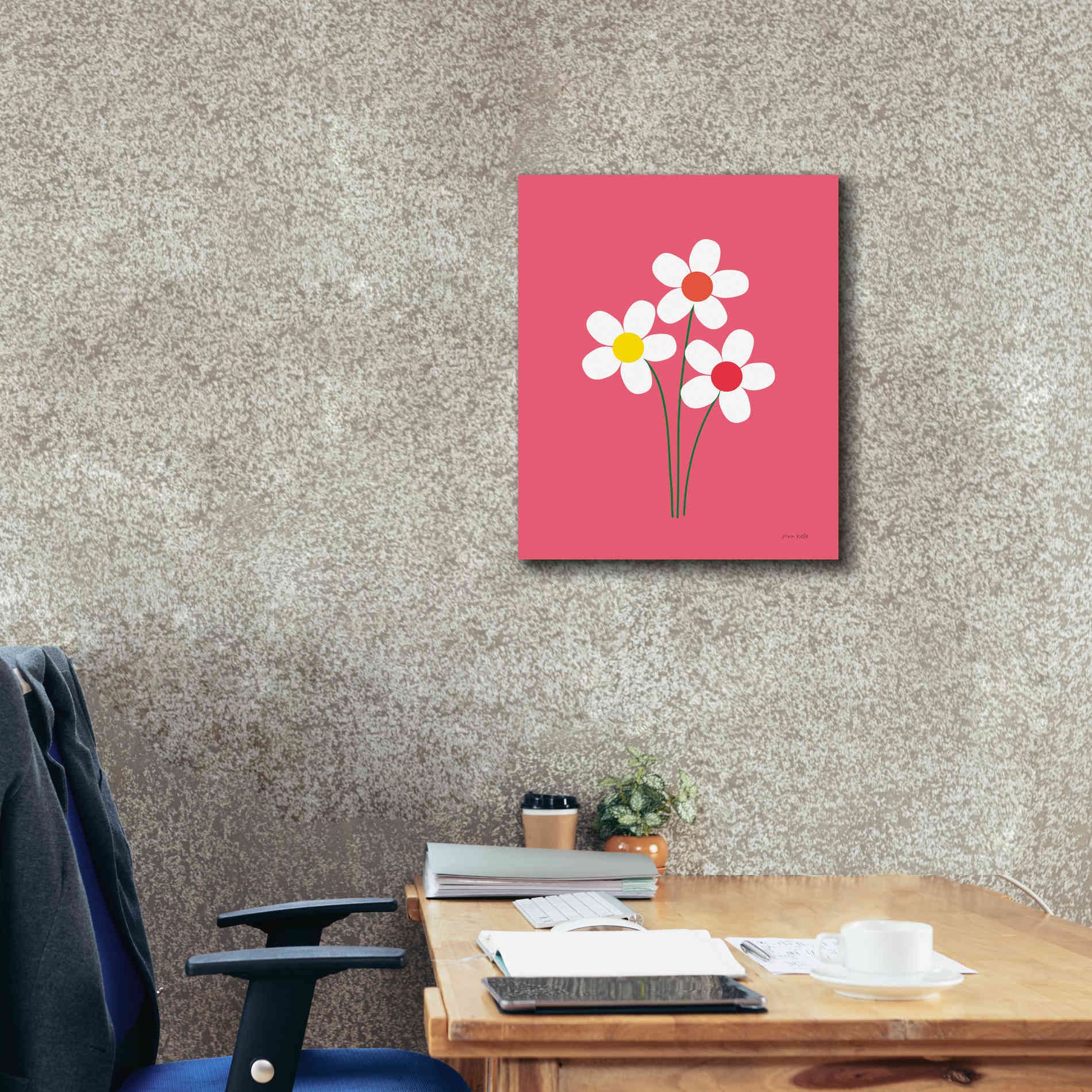 'Daisies I' by Ann Kelle Designs, Canvas Wall Art,20 x 24