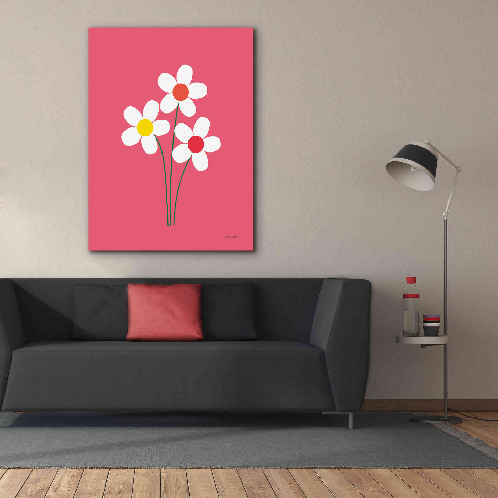 'Daisies I' by Ann Kelle Designs, Canvas Wall Art,40 x 54