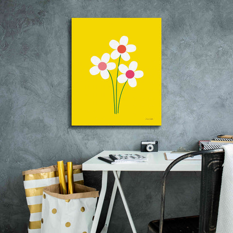 Image of 'Daisies II' by Ann Kelle Designs, Canvas Wall Art,20 x 24
