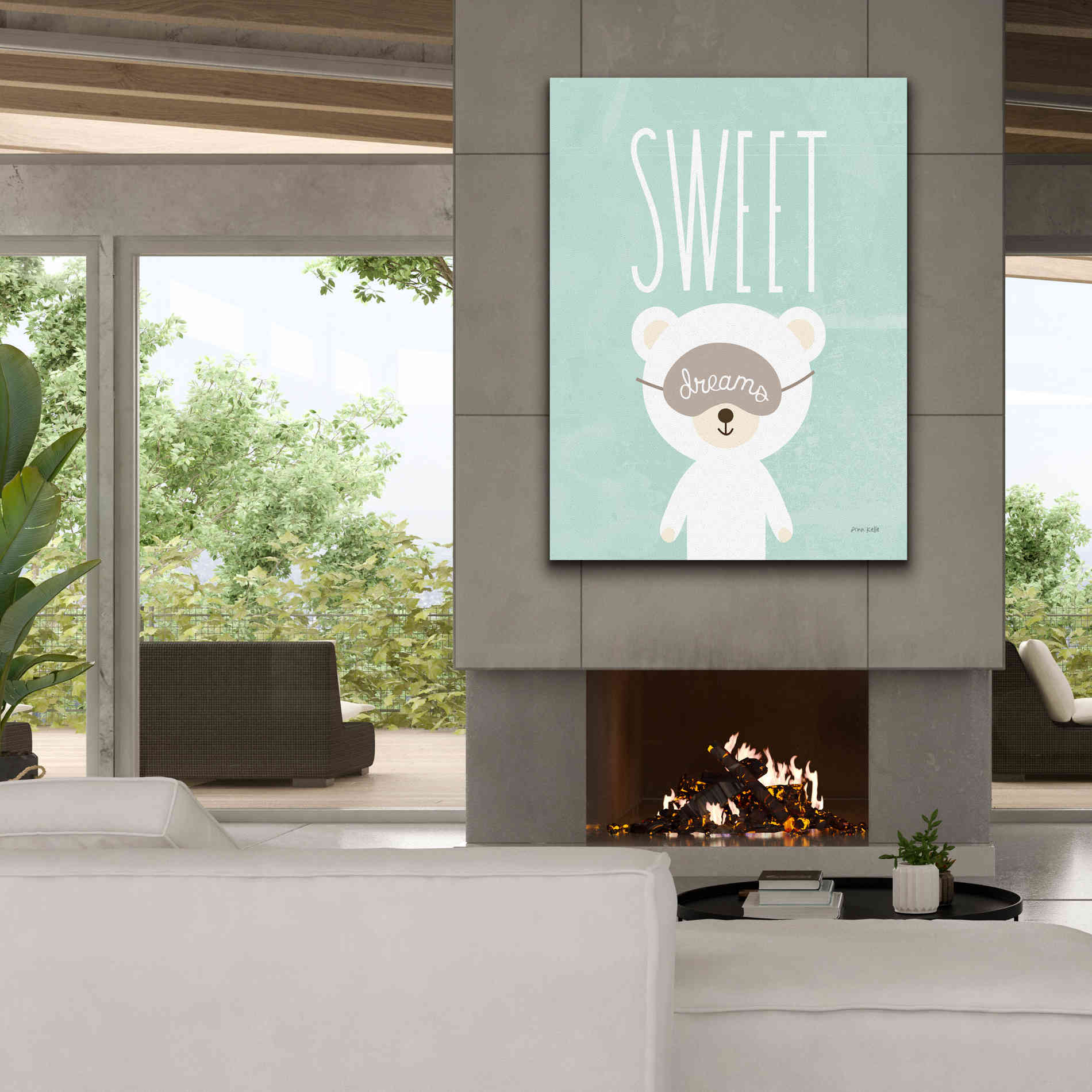 'Sweet Dreams' by Ann Kelle Designs, Canvas Wall Art,40 x 54