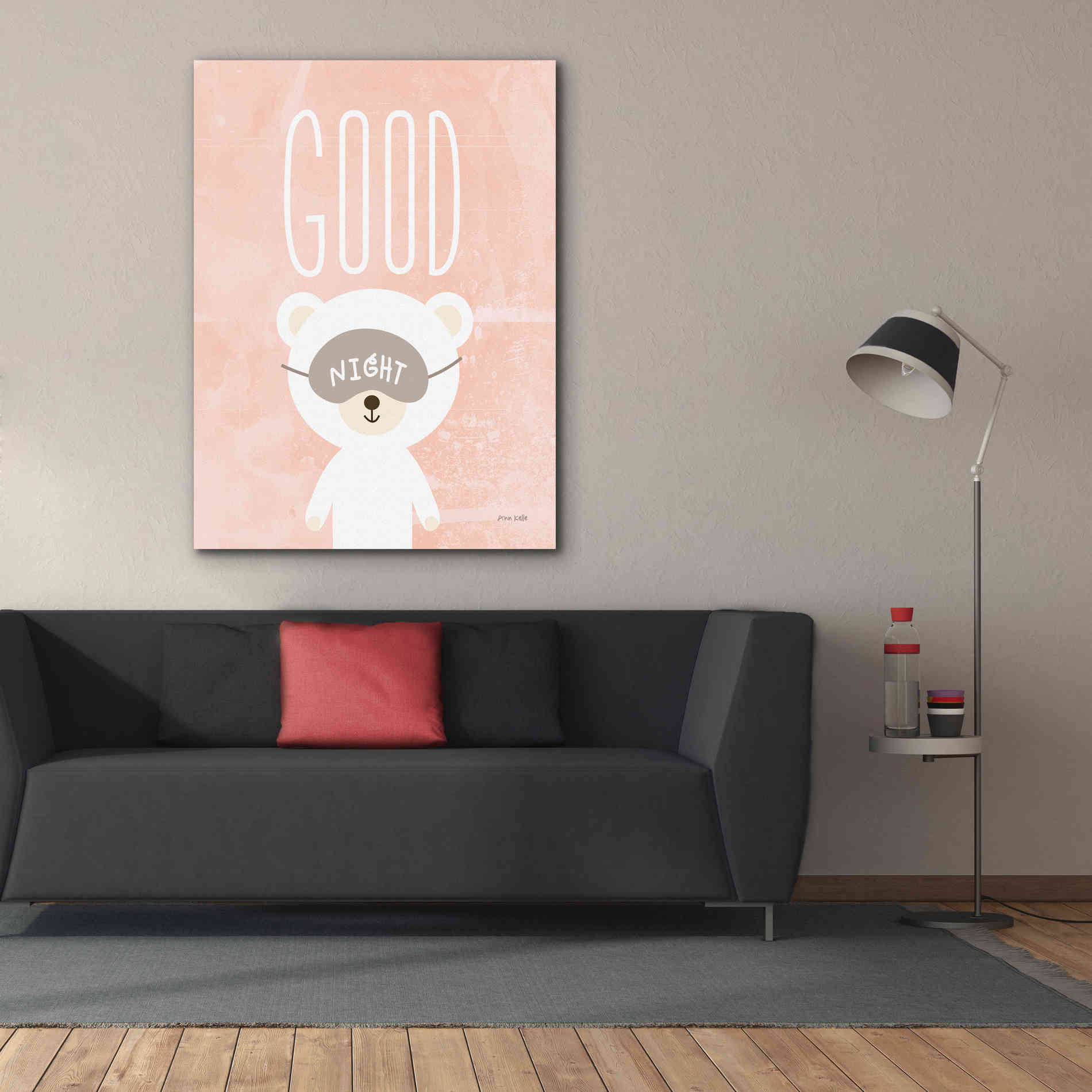 'Goodnight' by Ann Kelle Designs, Canvas Wall Art,40 x 54