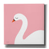 'Swan' by Ann Kelle Designs, Canvas Wall Art,12x12x1.1x0,18x18x1.1x0,26x26x1.74x0,37x37x1.74x0