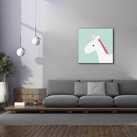 Image of 'Unicorn' by Ann Kelle Designs, Canvas Wall Art,37 x 37