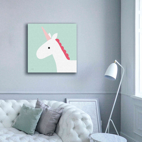 Image of 'Unicorn' by Ann Kelle Designs, Canvas Wall Art,37 x 37