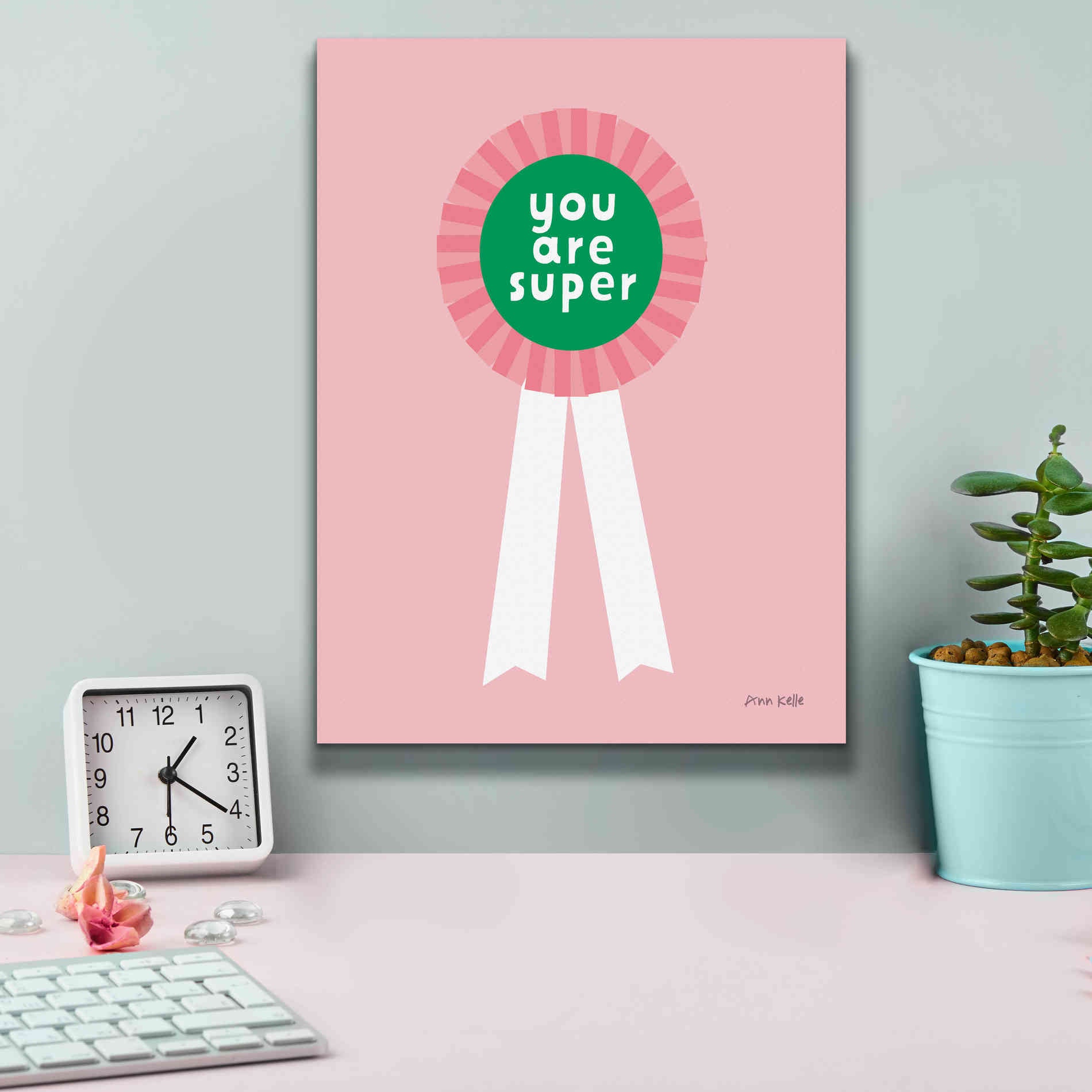 'Super Award' by Ann Kelle Designs, Canvas Wall Art,12 x 16
