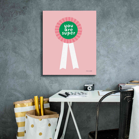 Image of 'Super Award' by Ann Kelle Designs, Canvas Wall Art,20 x 24