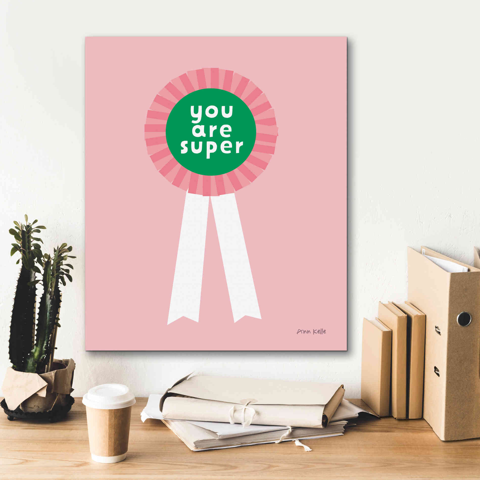 'Super Award' by Ann Kelle Designs, Canvas Wall Art,20 x 24