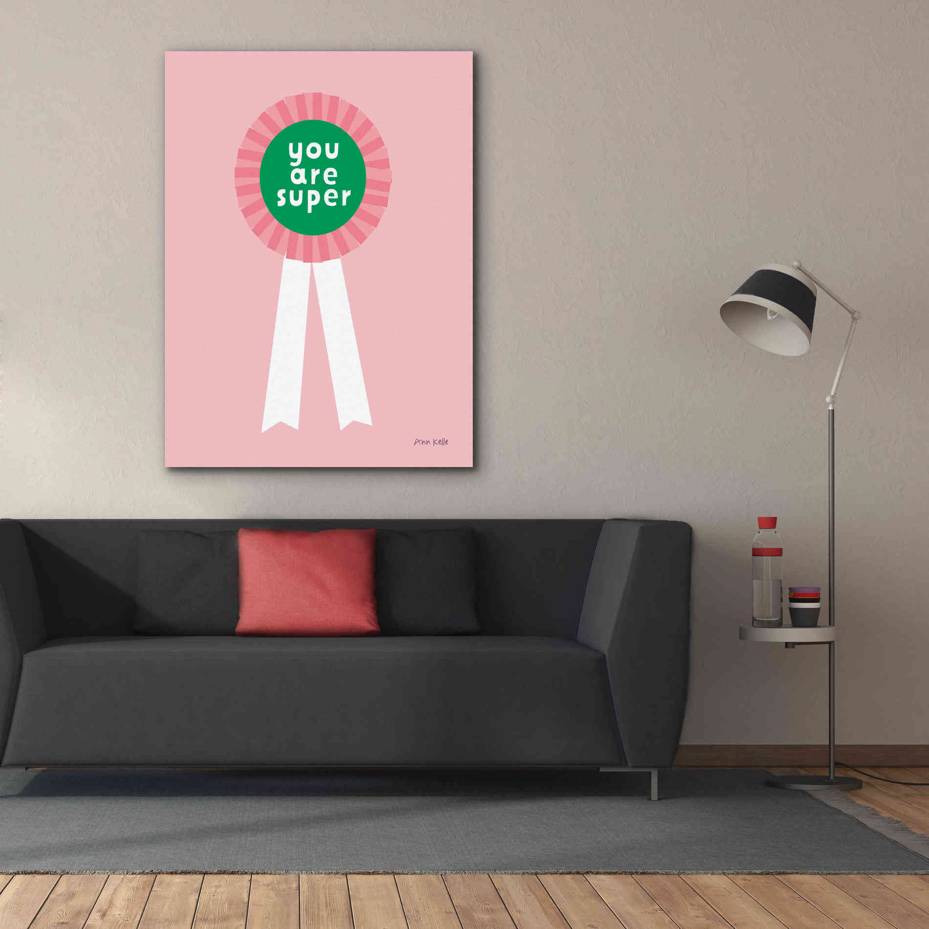 'Super Award' by Ann Kelle Designs, Canvas Wall Art,40 x 54