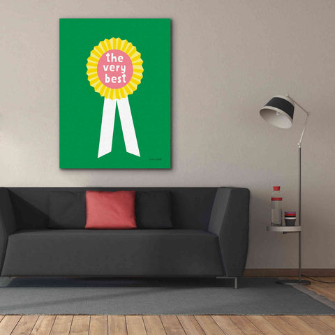 Image of 'Very Best Award' by Ann Kelle Designs, Canvas Wall Art,40 x 54