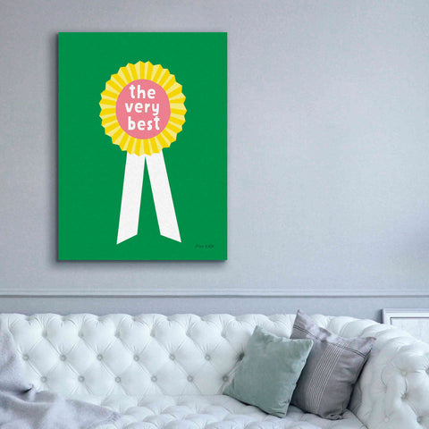 Image of 'Very Best Award' by Ann Kelle Designs, Canvas Wall Art,40 x 54