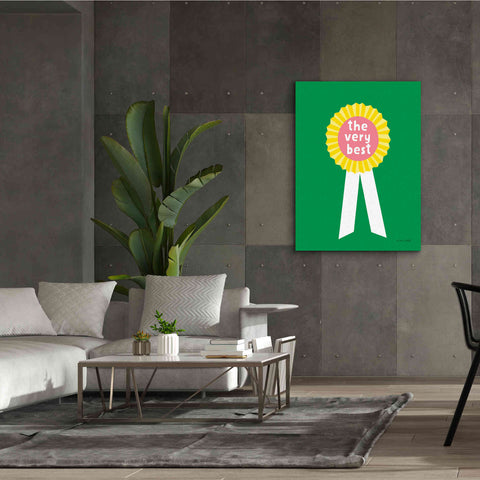 Image of 'Very Best Award' by Ann Kelle Designs, Canvas Wall Art,40 x 54