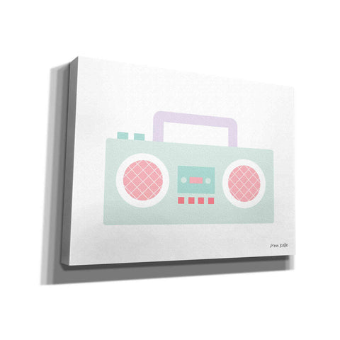 Image of 'Boombox' by Ann Kelle Designs, Canvas Wall Art,16x12x1.1x0,26x18x1.1x0,34x26x1.74x0,54x40x1.74x0