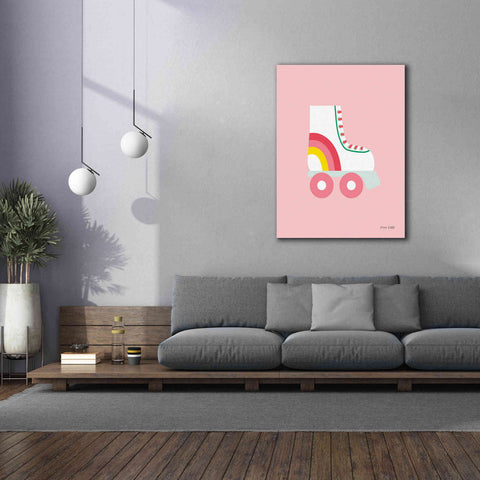 Image of 'Rollerskate' by Ann Kelle Designs, Canvas Wall Art,40 x 54