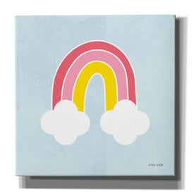 'Her Rainbow' by Ann Kelle Designs, Canvas Wall Art,12x12x1.1x0,18x18x1.1x0,26x26x1.74x0,37x37x1.74x0