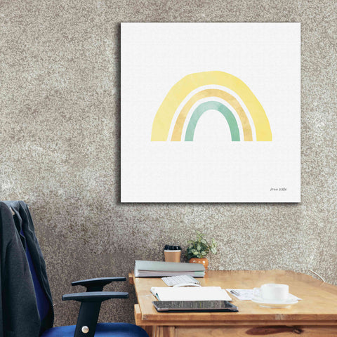 Image of 'Pastel Rainbow II' by Ann Kelle Designs, Canvas Wall Art,37 x 37
