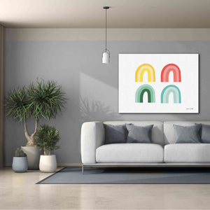 'Rainbow Colors I' by Ann Kelle Designs, Canvas Wall Art,54 x 40
