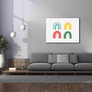 'Rainbow Colors II' by Ann Kelle Designs, Canvas Wall Art,54 x 40