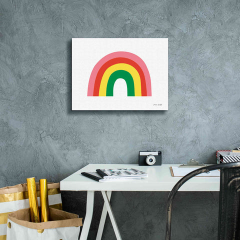 Image of 'Rainbow I' by Ann Kelle Designs, Canvas Wall Art,16 x 12