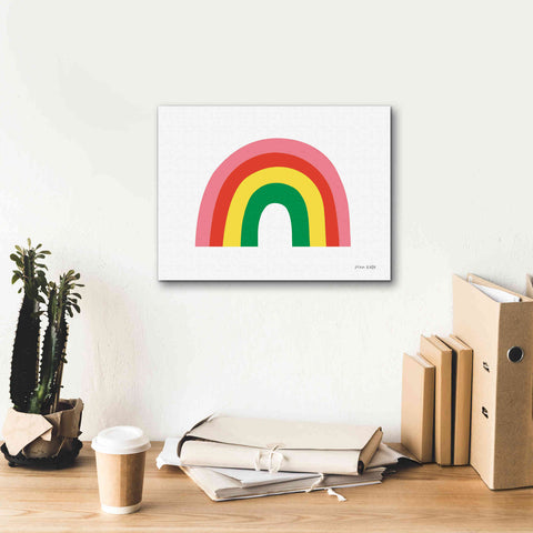 Image of 'Rainbow I' by Ann Kelle Designs, Canvas Wall Art,16 x 12