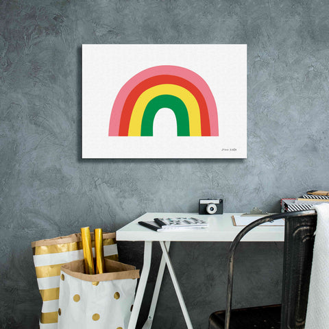 Image of 'Rainbow I' by Ann Kelle Designs, Canvas Wall Art,26 x 18