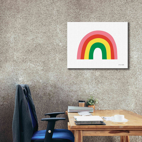 Image of 'Rainbow I' by Ann Kelle Designs, Canvas Wall Art,34 x 26