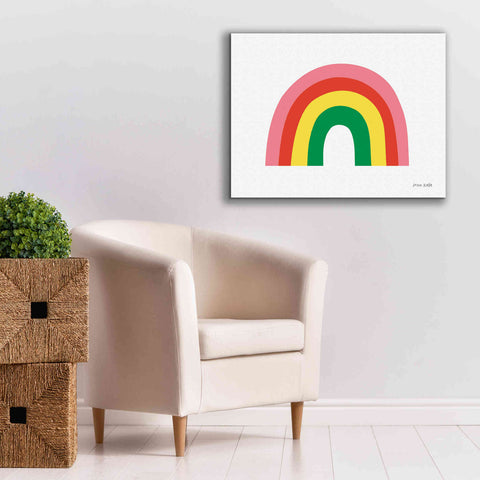 Image of 'Rainbow I' by Ann Kelle Designs, Canvas Wall Art,34 x 26