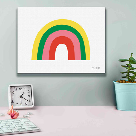 Image of 'Rainbow II' by Ann Kelle Designs, Canvas Wall Art,16 x 12