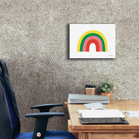 Image of 'Rainbow II' by Ann Kelle Designs, Canvas Wall Art,16 x 12