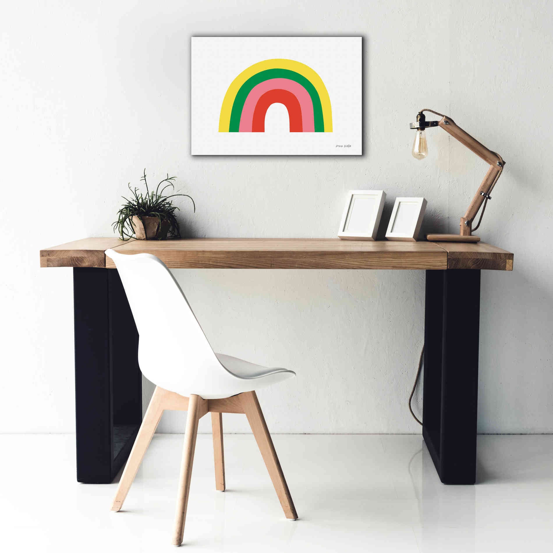 'Rainbow II' by Ann Kelle Designs, Canvas Wall Art,26 x 18