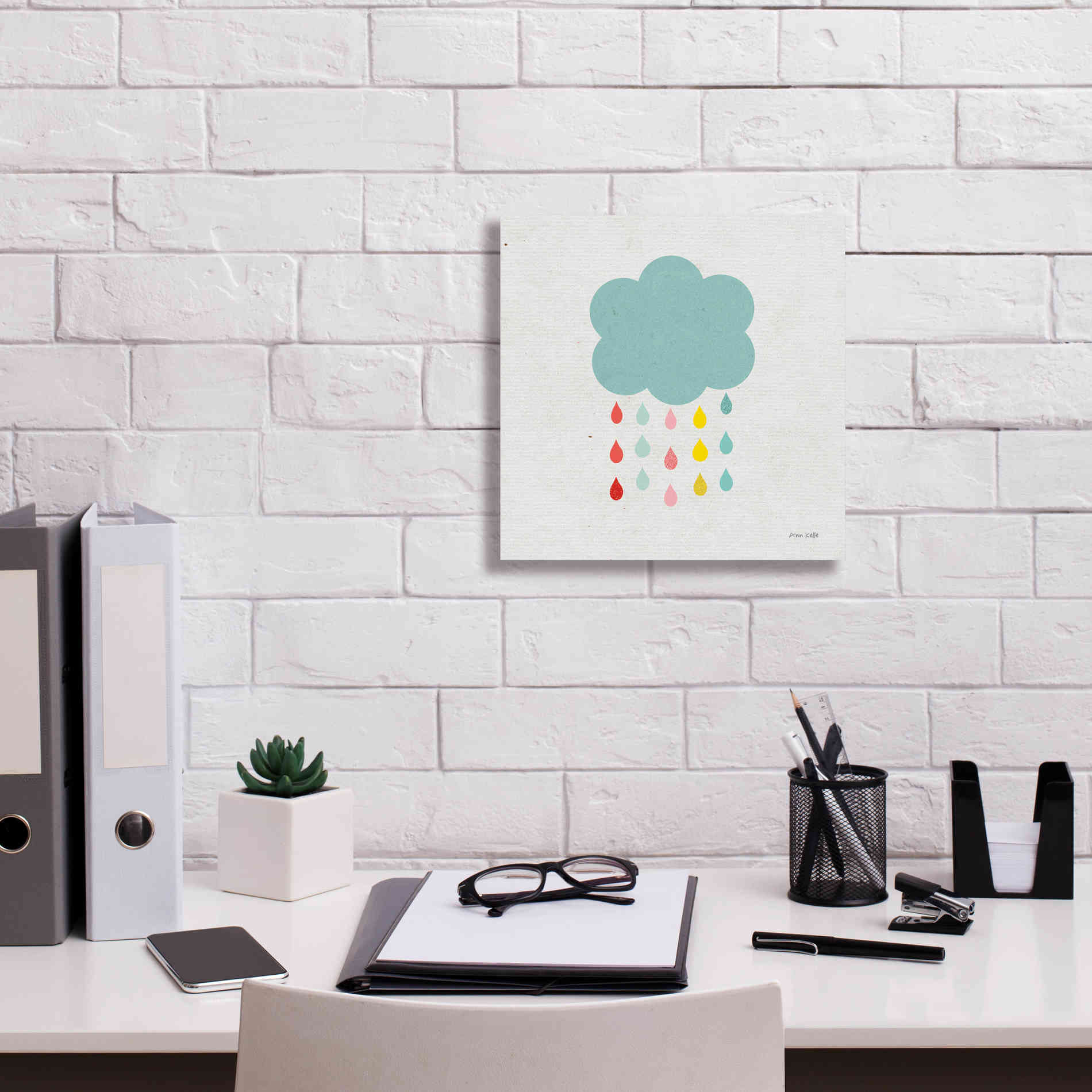 'Cloud I' by Ann Kelle Designs, Canvas Wall Art,12 x 12