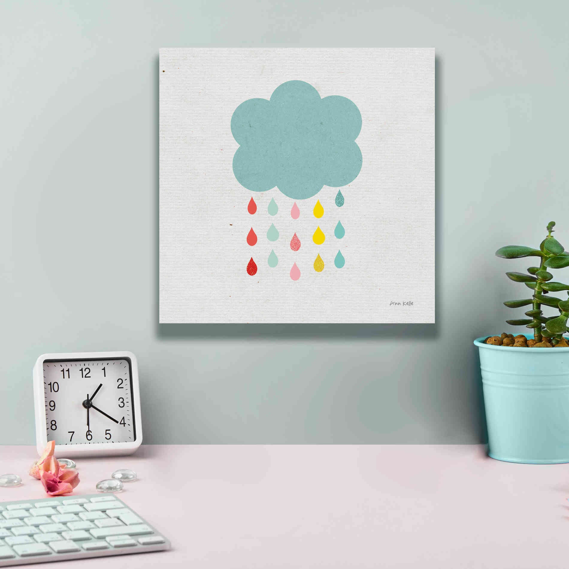 'Cloud I' by Ann Kelle Designs, Canvas Wall Art,12 x 12