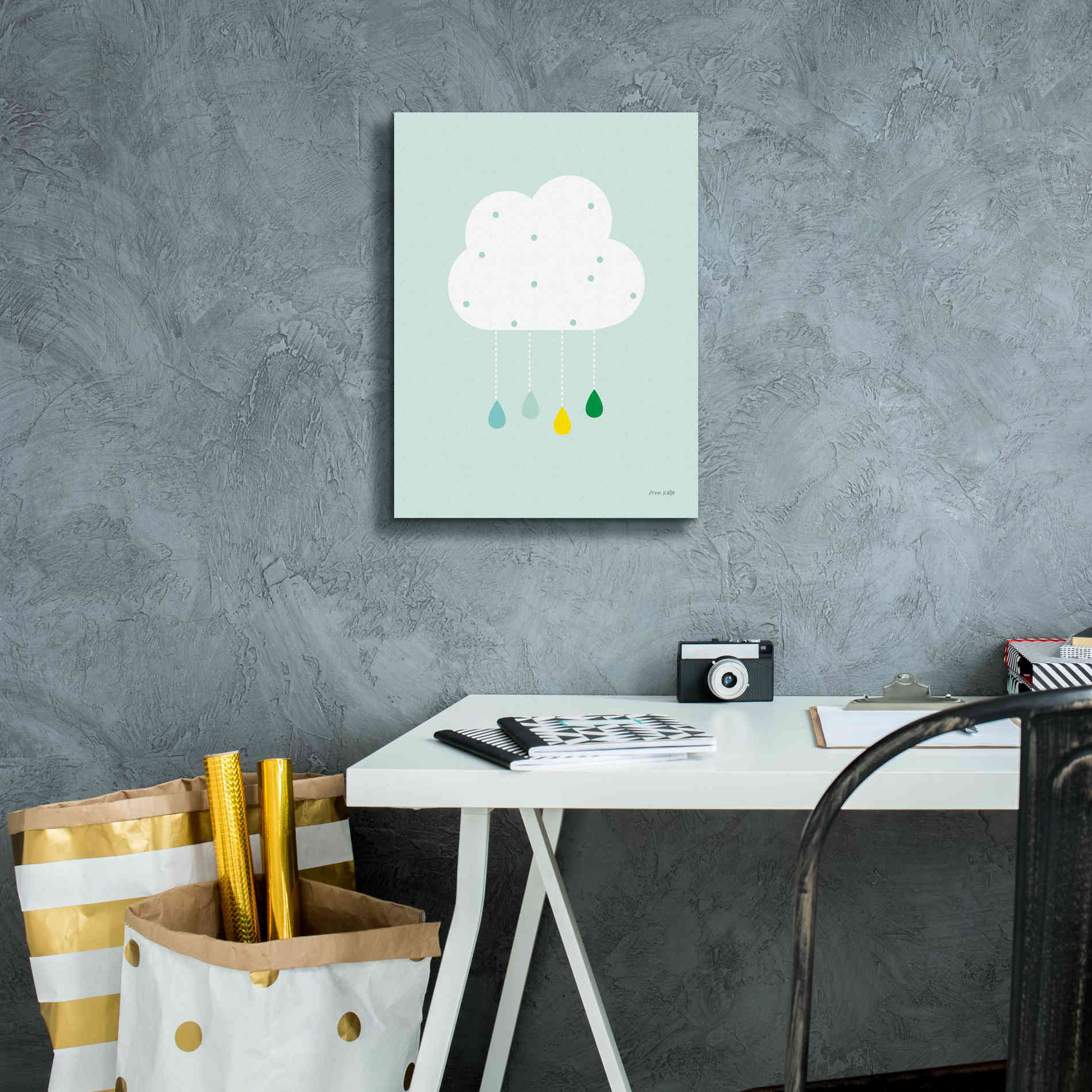 'Cloud II' by Ann Kelle Designs, Canvas Wall Art,12 x 16