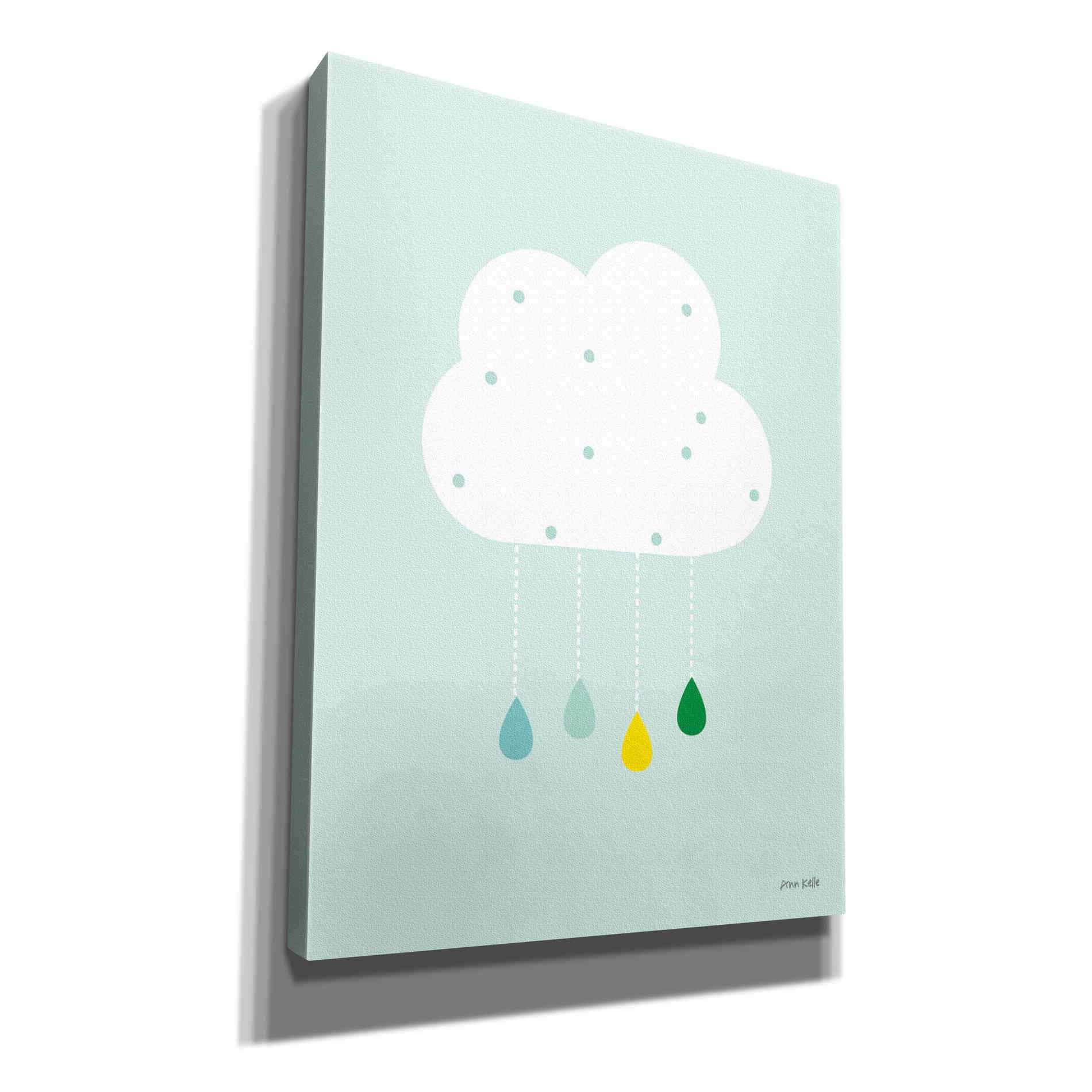 'Cloud II' by Ann Kelle Designs, Canvas Wall Art,12x16x1.1x0,20x24x1.1x0,26x30x1.74x0,40x54x1.74x0