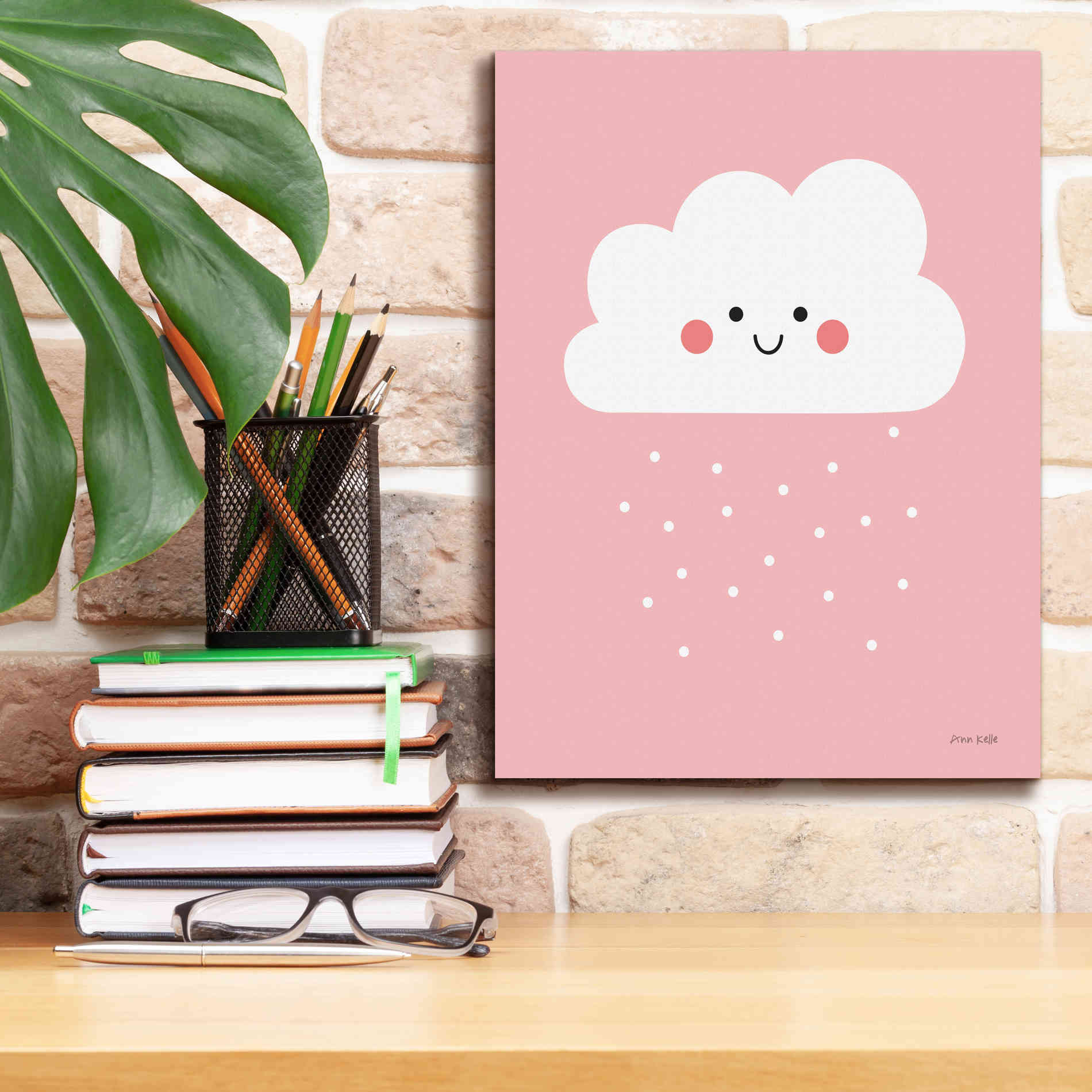 'Happy Cloud I' by Ann Kelle Designs, Canvas Wall Art,12 x 16