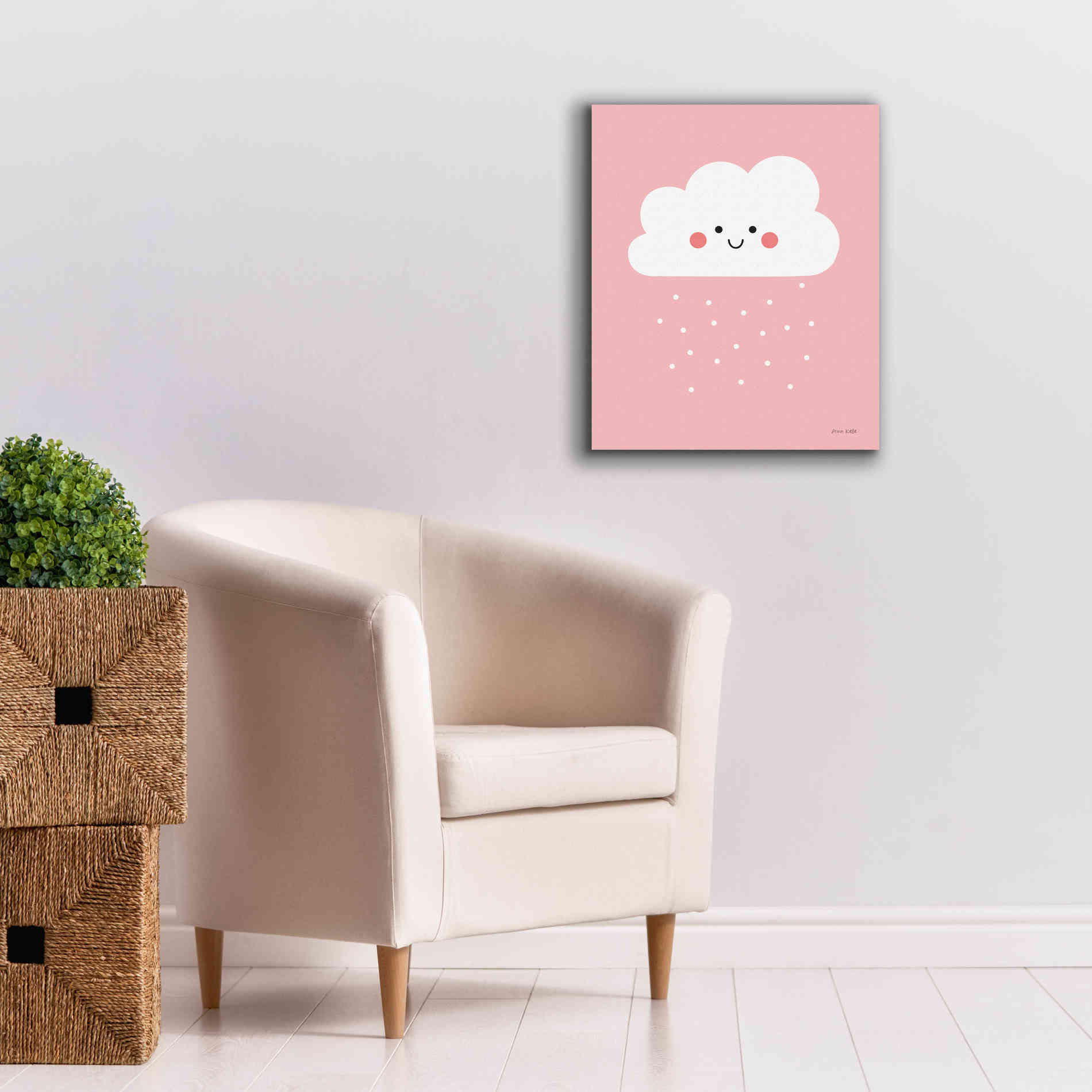 'Happy Cloud I' by Ann Kelle Designs, Canvas Wall Art,20 x 24