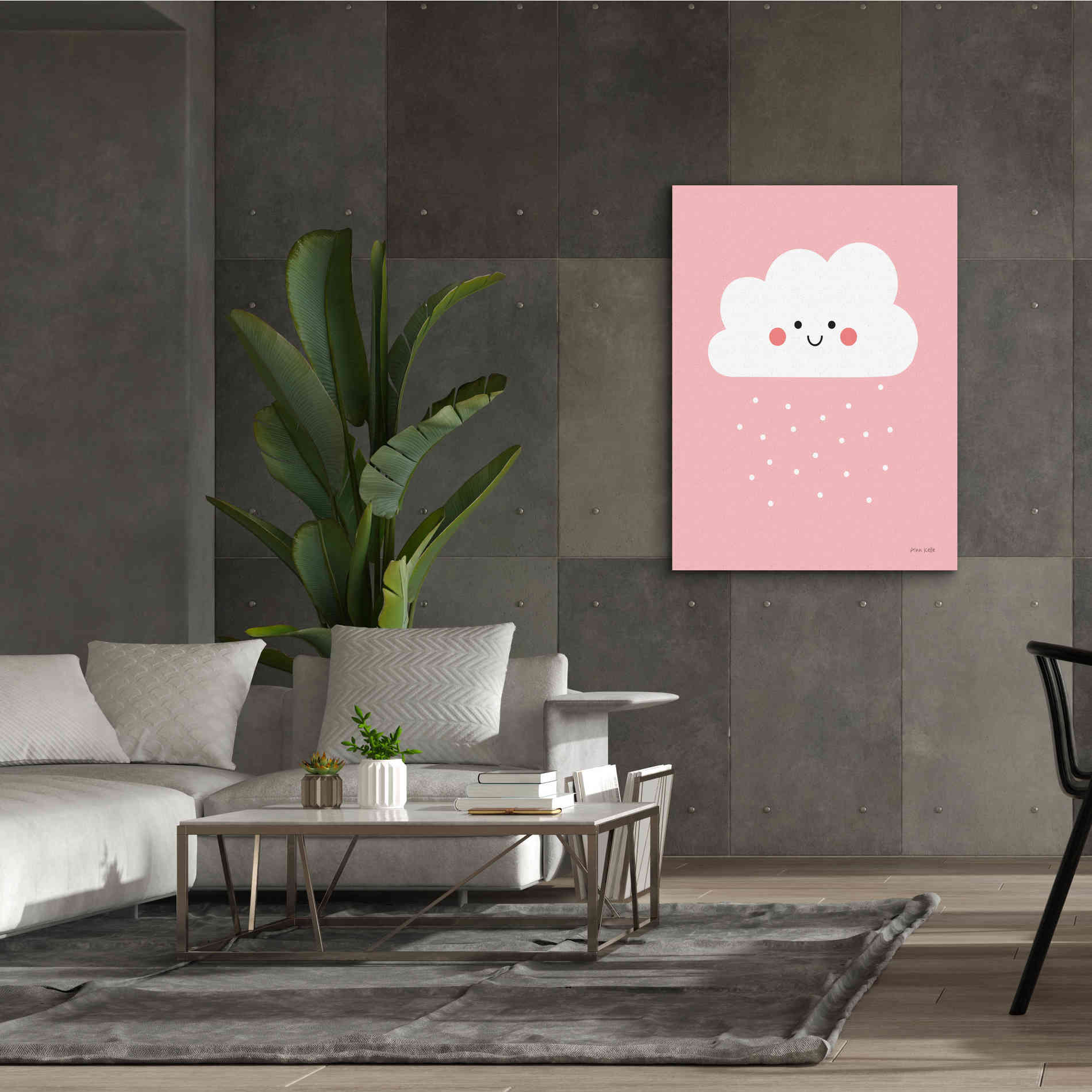 'Happy Cloud I' by Ann Kelle Designs, Canvas Wall Art,40 x 54