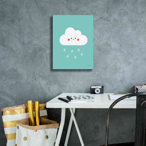 Image of 'Happy Cloud II' by Ann Kelle Designs, Canvas Wall Art,12 x 16