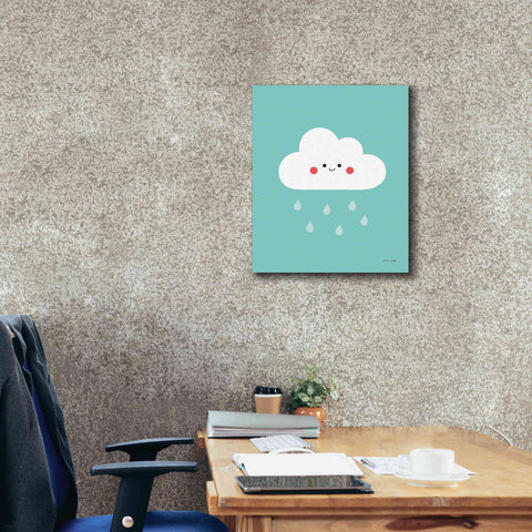 Image of 'Happy Cloud II' by Ann Kelle Designs, Canvas Wall Art,20 x 24