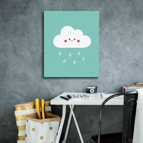 Image of 'Happy Cloud II' by Ann Kelle Designs, Canvas Wall Art,20 x 24