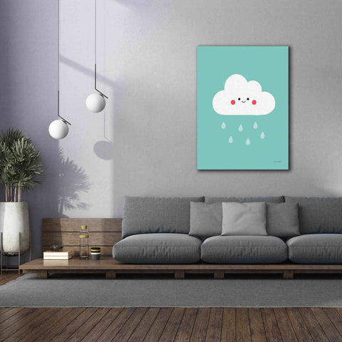 Image of 'Happy Cloud II' by Ann Kelle Designs, Canvas Wall Art,40 x 54