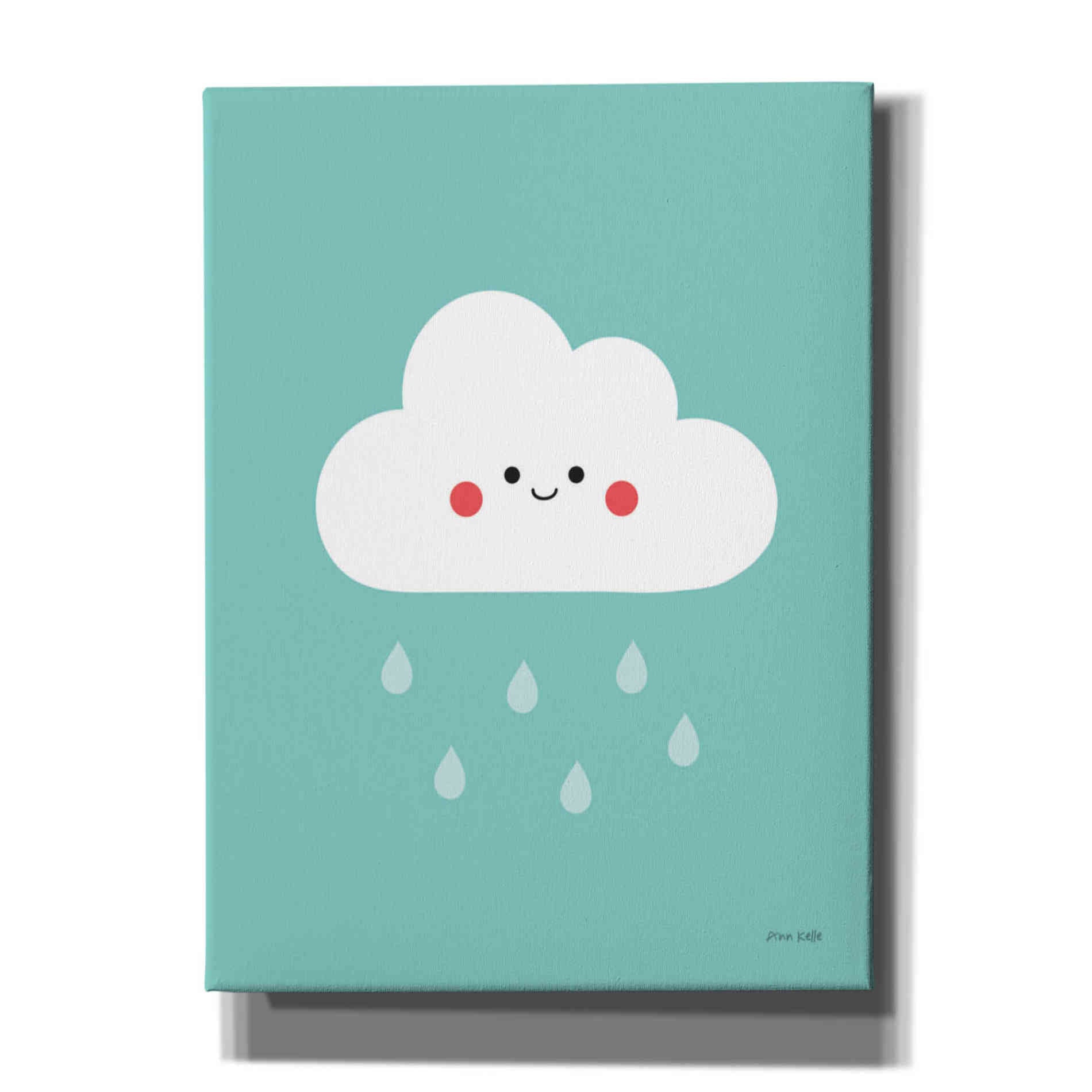 'Happy Cloud II' by Ann Kelle Designs, Canvas Wall Art,12x16x1.1x0,20x24x1.1x0,26x30x1.74x0,40x54x1.74x0
