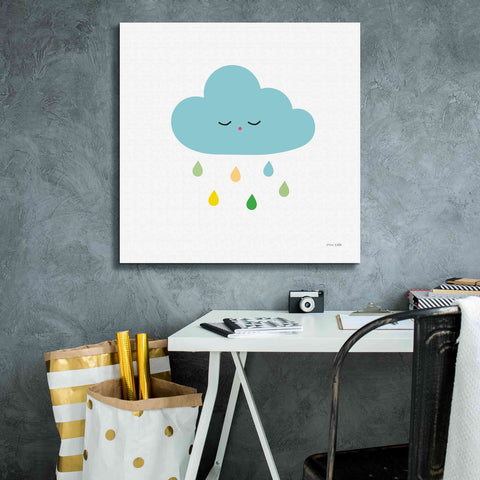Image of 'Sleepy Cloud I' by Ann Kelle Designs, Canvas Wall Art,26 x 26