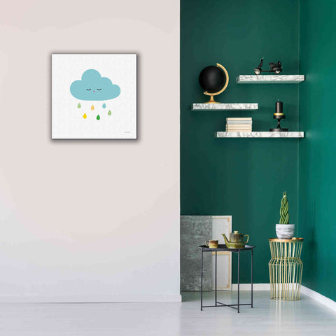 Image of 'Sleepy Cloud I' by Ann Kelle Designs, Canvas Wall Art,26 x 26