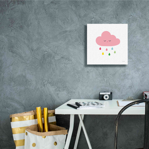 Image of 'Sleepy Cloud II' by Ann Kelle Designs, Canvas Wall Art,12 x 12
