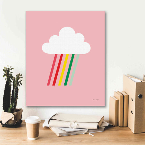 Image of 'Rainbow Rays I' by Ann Kelle Designs, Canvas Wall Art,20 x 24