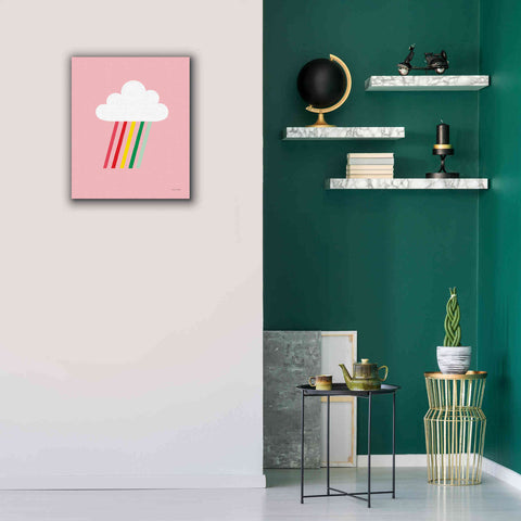 Image of 'Rainbow Rays I' by Ann Kelle Designs, Canvas Wall Art,20 x 24